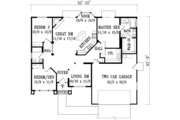 Adobe / Southwestern Style House Plan - 3 Beds 2 Baths 1582 Sq/Ft Plan #1-1126 