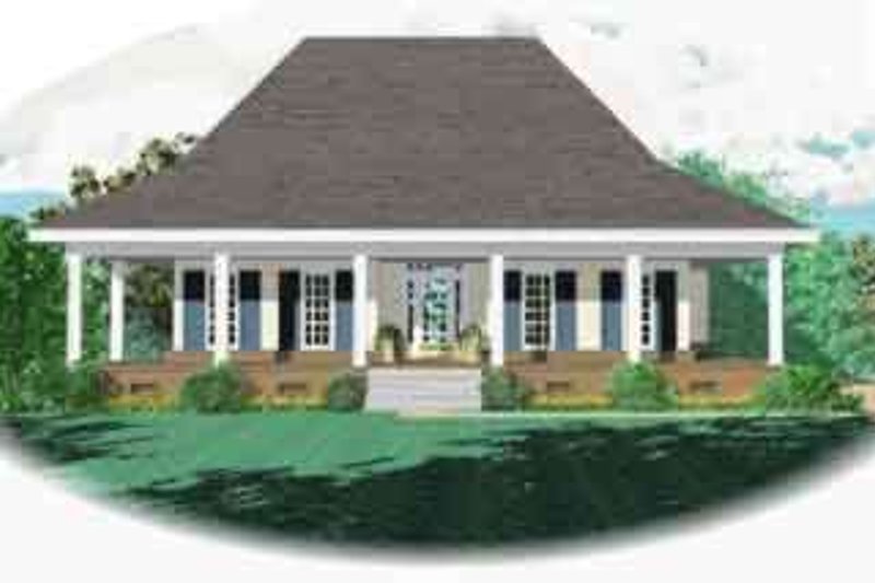 Southern Style House Plan - 3 Beds 2 Baths 1800 Sq/Ft Plan #81-545