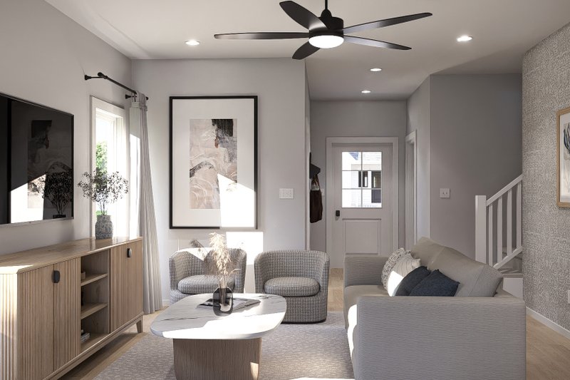Dream House Plan - Interior - Family Room for Traditional House Plan #455-671 - 3 bed, 2.5 bath