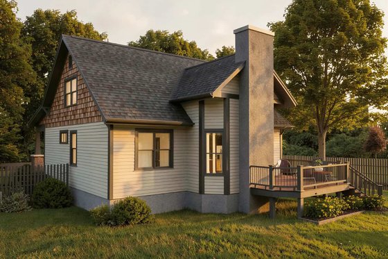 Exterior - Front Elevation 3 for Craftsman House Plan #79-222 - 3 bed, 2.5 bath