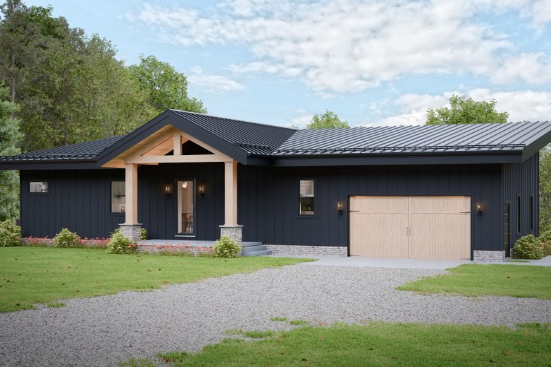 Dream House Plan - Exterior - Front Elevation 3 for Country House Plan #1089-56 - 4 bed, 3 bath