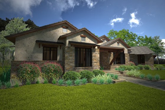 Exterior - Other Elevation for Country House Plan #120-192 - 3 bed, 2.5 bath