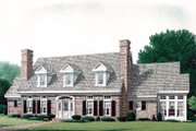 Colonial Style House Plan - 4 Beds 4 Baths 4158 Sq/Ft Plan #410-250 