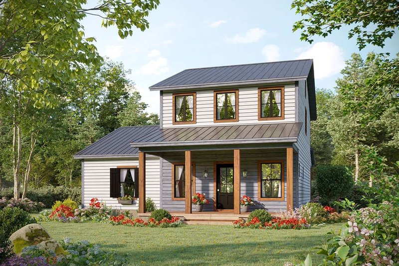 Dream House Plan - Country Exterior - Front Elevation Plan #21-472