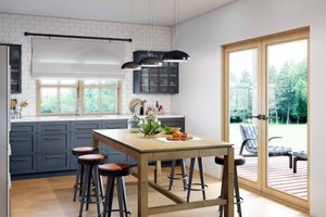 Interior - Kitchen for Modern House Plan #924-10 - 2 bed, 1 bath