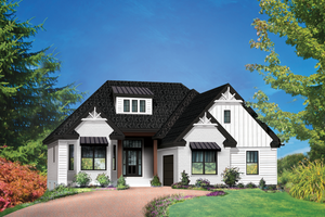 Traditional Exterior - Front Elevation Plan #25-4944