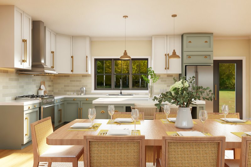 House Plan Design - Interior - Kitchen for Ranch House Plan #1064-337 - 2 bed, 2 bath