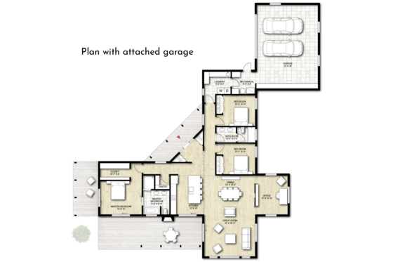 Floor Plan - Other Floor 1 for Contemporary House Plan #924-1 - 3 bed, 2 bath