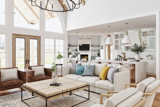 Interior - Other 3 for Farmhouse House Plan #119-459 - 4 bed, 4.5 bath