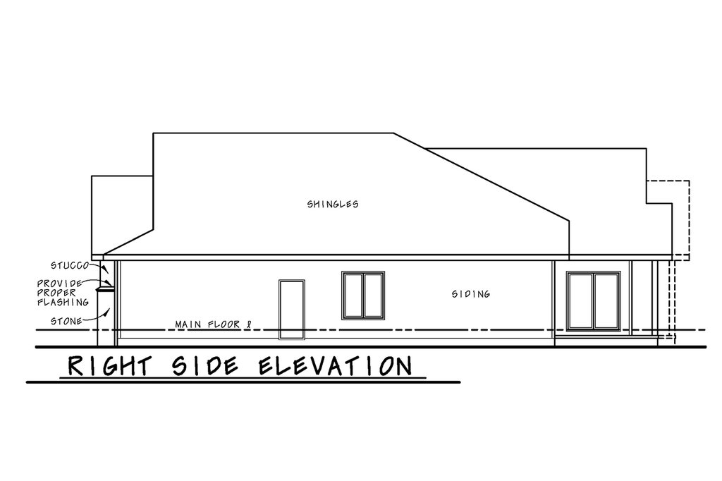 Exterior - Other Elevation 1 for Farmhouse House Plan #20-2632 - 3 bed, 2695 bath