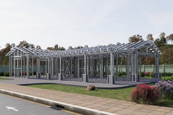 Exterior - Other Elevation 1 for Craftsman House Plan #1106-32 - 2 bed, 2 bath