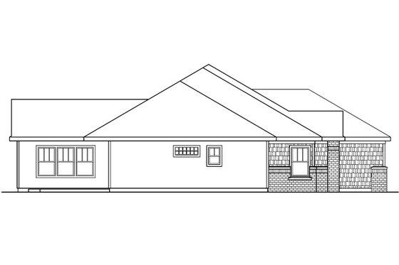 Exterior - Other Elevation for Craftsman House Plan #124-689 - 4 bed, 3 bath