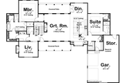 Farmhouse Style House Plan - 5 Beds 3.5 Baths 3043 Sq/Ft Plan #455-305 