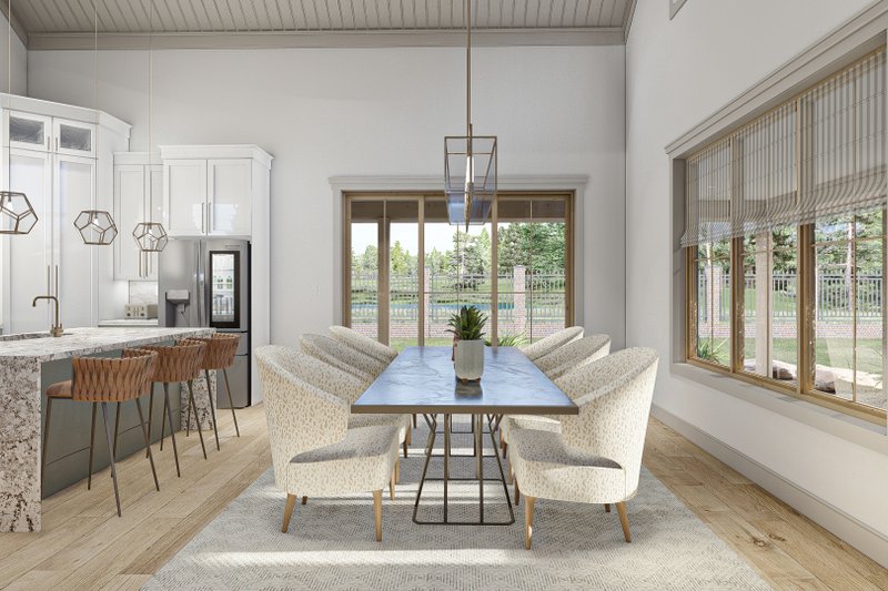 House Design - Interior - Dining Room 1 for Barndominium House Plan #455-244 - 3 bed, 2 bath