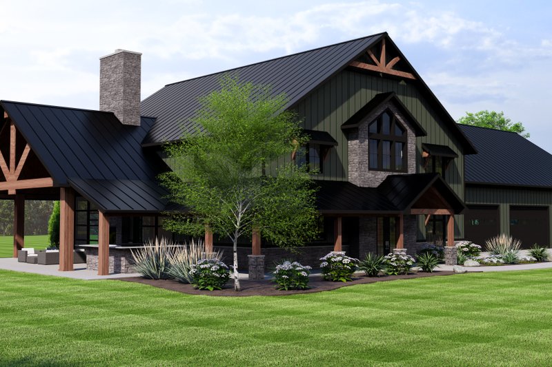Home Plan - Exterior - Other Elevation 1 for Country House Plan #1064-295 - 5 bed, 3.5 bath