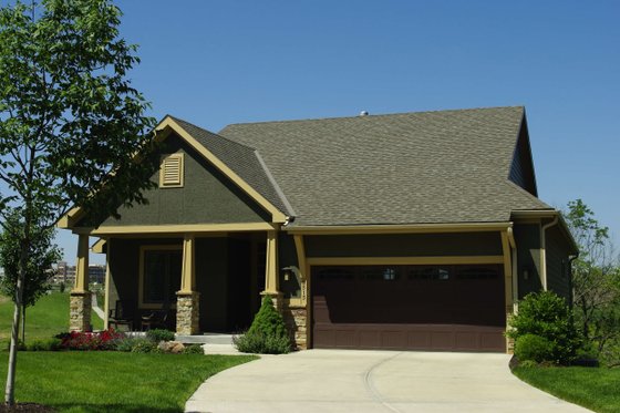 Exterior - Front Elevation 3 for Cottage House Plan #20-2387 - 5 bed, 3.5 bath