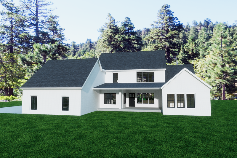 House Blueprint - Photo 4 for Farmhouse House Plan #1109-20 - 4 bed, 3 bath