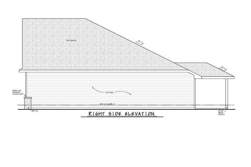 Home Plan - Exterior - Other Elevation 1 for Traditional House Plan #20-2344 - 3 bed, 2.5 bath