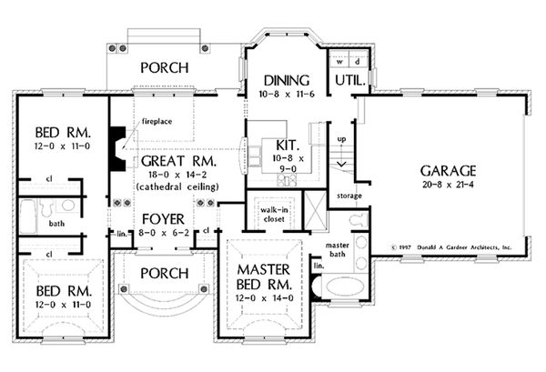 Home Plan - European Floor Plan - Main Floor Plan #929-55