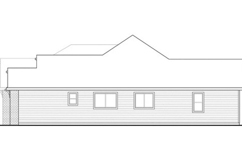 Dream House Plan - Exterior - Other Elevation 1 for Country House Plan #124-835 - 3 bed, 2.5 bath