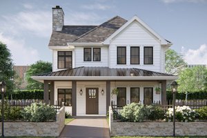 Modern Exterior - Front Elevation Plan #455-341