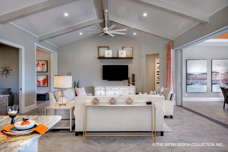 Architectural House Design - Interior - Family Room 2 for Contemporary House Plan #930-476 - 3 bed, 4.5 bath
