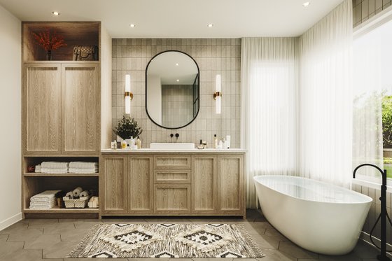 Interior - Bathroom for Cottage House Plan #23-2766 - 3 bed, 2 bath