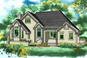 House Blueprint - Cottage Photo Plan #118-103