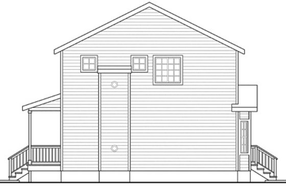 Exterior - Other Elevation 1 for Traditional House Plan #124-852 - 3 bed, 2.5 bath