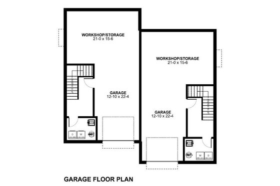 Floor Plan - Lower Floor for Victorian House Plan #126-152 - 3 bed, 2.5 bath