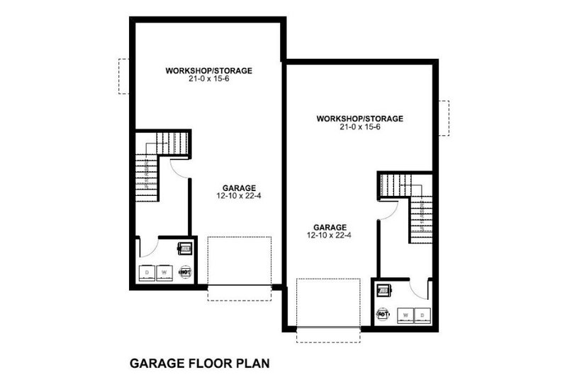 House Blueprint - Floor Plan - Lower Floor for Victorian House Plan #126-152 - 3 bed, 2.5 bath