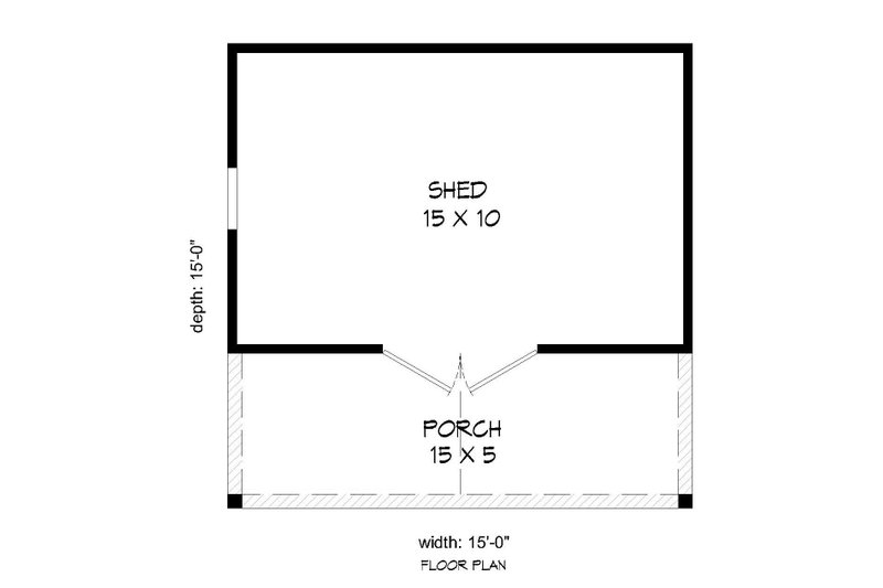 Country Style House Plan - 0 Beds 0 Baths 225 Sq/Ft Plan #932-301 ...