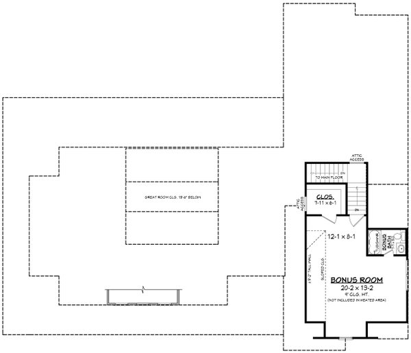 House Blueprint - Farmhouse Floor Plan - Other Floor Plan #430-261