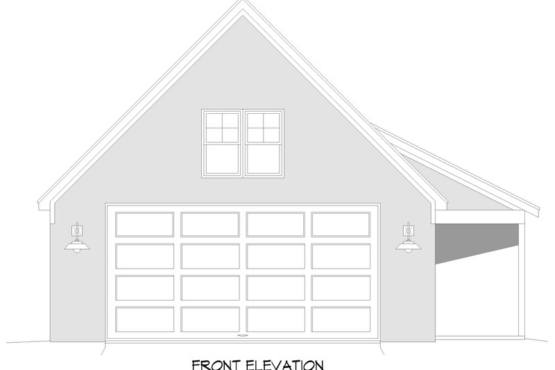 Dream House Plan - Exterior - Front Elevation 3 for Country House Plan #932-1380, 0 bath