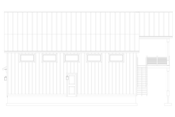 Exterior - Other Elevation for Barndominium House Plan #1060-395 - 2 bed, 1.5 bath
