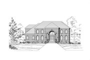 Colonial Style House Plan - 5 Beds 4.5 Baths 7425 Sq/Ft Plan #411-479 