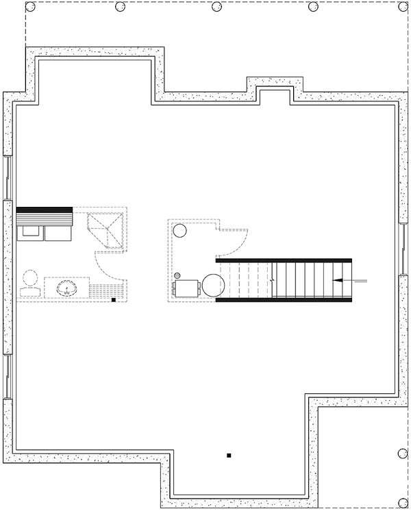 Cottage Floor Plan - Lower Floor Plan #23-2774