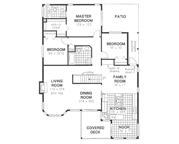 European Floor Plan - Main Floor Plan #18-9121
