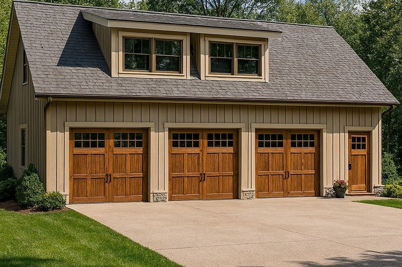 House Plan Design - Craftsman Exterior - Front Elevation Plan #17-3477