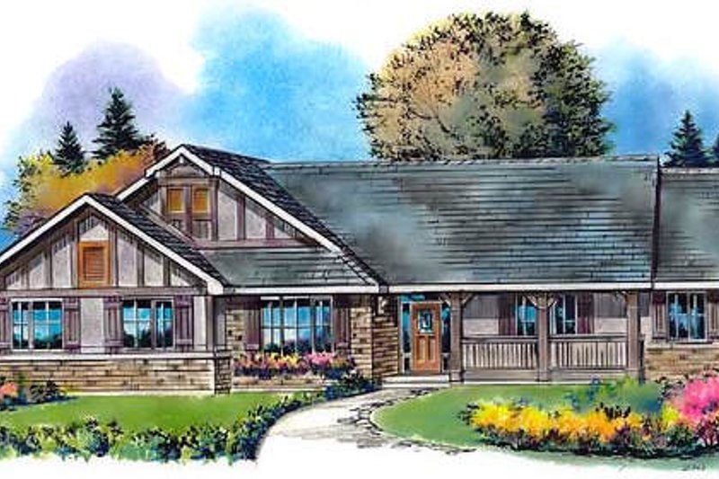Ranch Style House Plan - 4 Beds 3 Baths 2563 Sq/Ft Plan #18-4516