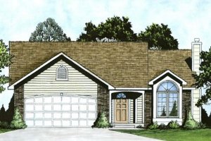 Traditional Exterior - Front Elevation Plan #58-158
