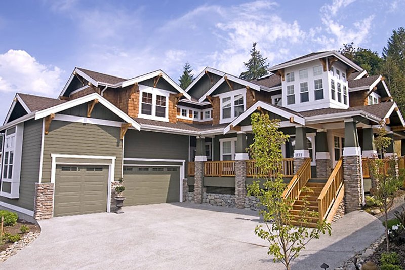 House Blueprint - Photo 3 for Craftsman House Plan #132-170 - 4 bed, 3 bath
