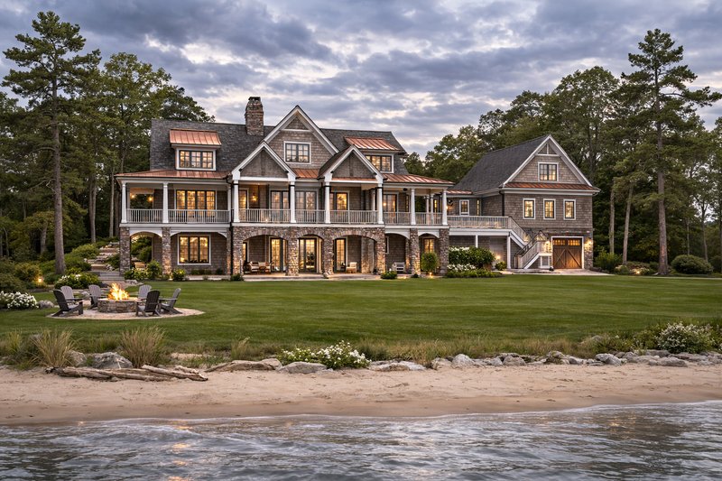 Architectural House Design - Traditional Exterior - Rear Elevation Plan #928-262