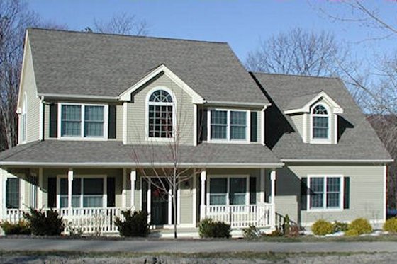 Exterior - Front Elevation for Traditional House Plan #75-154 - 3 bed, 2.5 bath