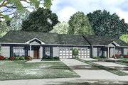 Traditional Style House Plan - 2 Beds 1 Baths 1704 Sq/Ft Plan #17-2406 