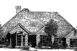 Colonial Exterior - Front Elevation Plan #310-717