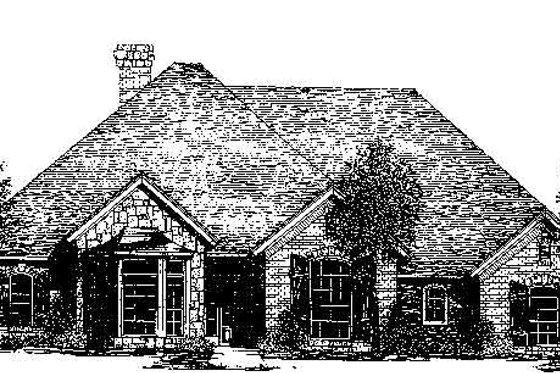 Exterior - Front Elevation for Colonial House Plan #310-717 - 3 bed, 2.5 bath
