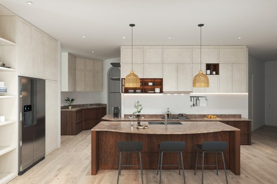 Interior - Kitchen for Craftsman House Plan #54-245 - 3 bed, 2.5 bath