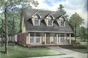 Country Style House Plan - 3 Beds 2 Baths 1543 Sq/Ft Plan #17-2043 
