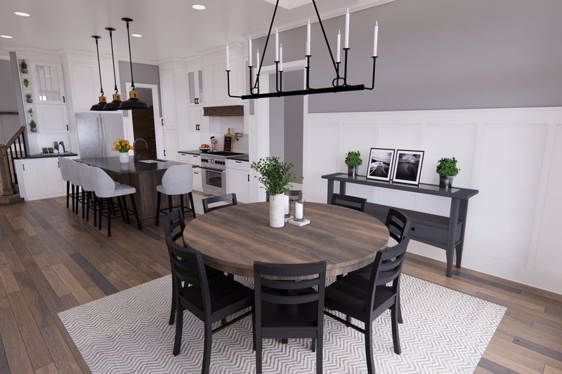 House Blueprint - Interior - Dining Room for Farmhouse House Plan #51-1249 - 3 bed, 2 bath